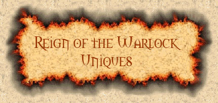 Reign of Warlock Uniques